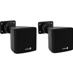 SAT3B 3" Cube Speaker Pair Black