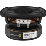 CF120-4 4-1/2" Woven Carbon Fiber Midwoofer 4 Ohms