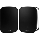 IO65XTB 6-1/2" IP66 Indoor/Outdoor 2-Way Speaker Pair With Passive Radiator Black