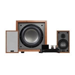 Classic Collection B40 2.1 Stereo Bundle with 8" 150W Powered Subwoofer Wood