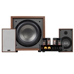 Classic Collection B65 2.1 Stereo Bundle with 10" 180W Powered Subwoofer Wood