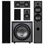 T65 5.1 Home Theater Bundle with 12" 200W Powered Subwoofer Black