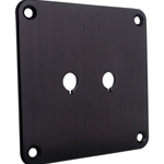 SBPP-BK Binding Post Plate Black Anodized