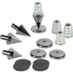 DSS2-BC Black Chrome Spike Set 4 Pcs.