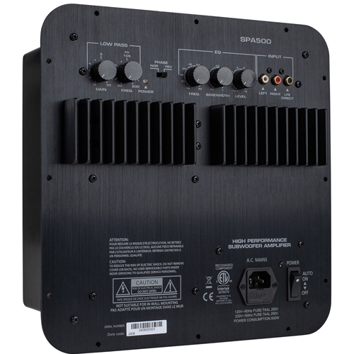 Amplificatore Per Subwoofer Nuvo NV-SUBAMP500 – Digitale, Home Audio