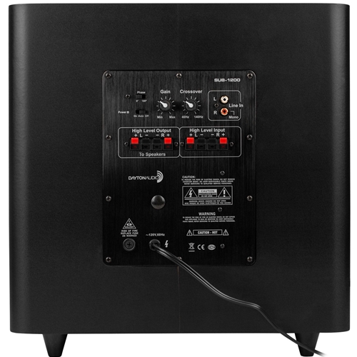 Dayton Audio サブウーファー SUB-1200 Dayton Audio SUB-1200 12