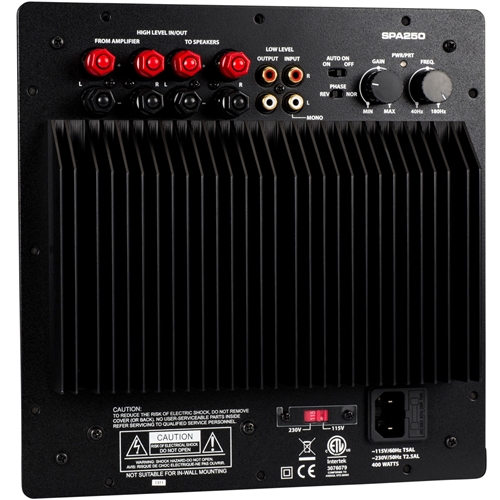 heilig baai Raadplegen Dayton Audio - SPA250 250W Subwoofer Plate Amplifier