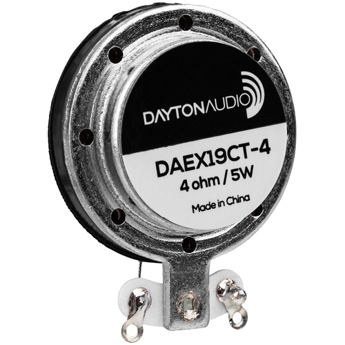 Dayton Audio - DAEX19CT-4 Coin Type 19mm Exciter 5W 4 Ohm Dayton Audio - DAEX19CT-4 Coin Type 19mm Exciter 5W 4 Ohm
