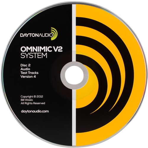 Dayton Audio - OMCD Version 4 Test Track CD for OmniMic V2