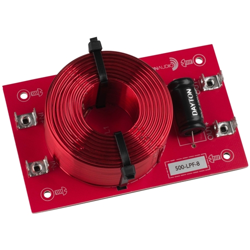 パライソへ Dayton Audio - 500-LPF-8 Low Pass Speaker Crossover 500 Hz 12 dB