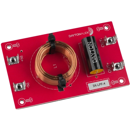 Buy Dayton Audio 5K-Lpf-4 Low Pass Speaker Crossover 5000 Hz 12 Dboctave