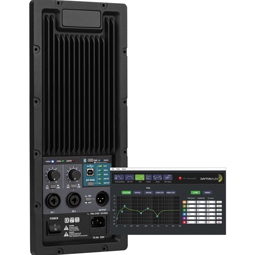 Dayton Audio PPA800DSP 2 Way Plate Amplifier 800W 2 Channel with