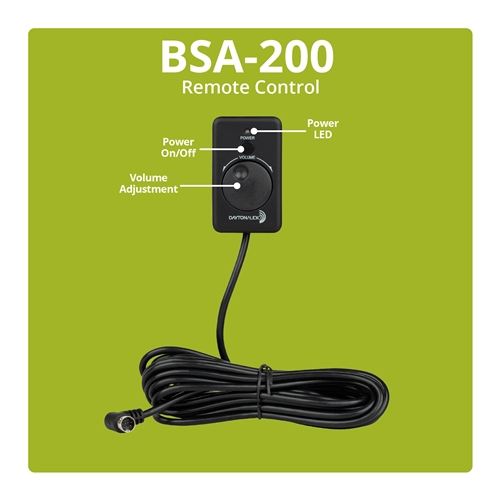 Dayton Audio - BSA-200 200W Bass Shaker Bridgeable Stereo