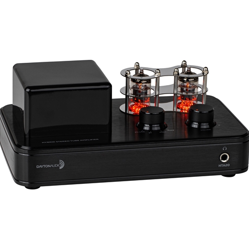 Dayton Audio HTA20 ハイブリッド真空管アンプ 本体 Dayton Audio - HTA20 Integrated Stereo Hybrid Tube Amplifier 20 Watts