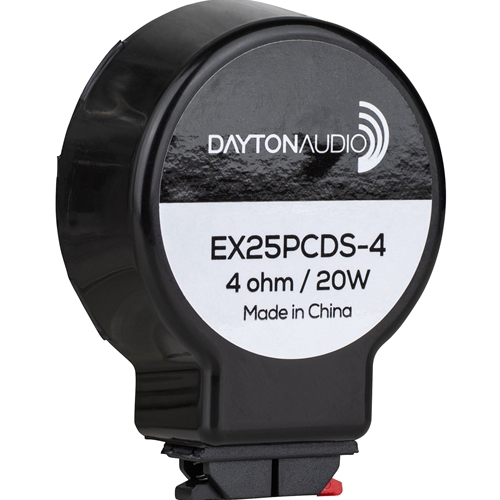 Dayton Audio - EX25PCDS-4 IMS™ Plastic Cover Dual Suspension 25mm