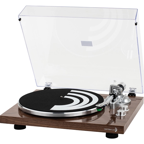 Dayton Audio - TT-1BTW Belt Drive Turntable with USB, Bluetooth