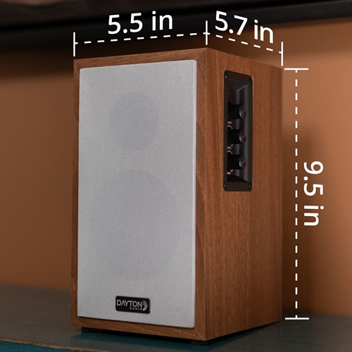 Dayton Audio - Classic B40A Powered Bluetooth Bookshelf Speaker