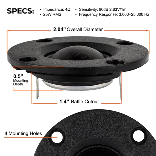 Dayton Audio - TD24F-4 1