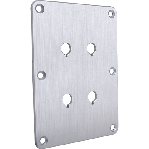 Dayton Audio DBPPSI Double Binding Post Plate Silver Anodized