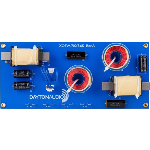 Dayton Audio - XO3W-700/5.6K 3-Way Crossover 700/5,600 Hz