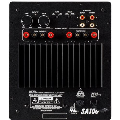 dayton audio sa100 100w subwoofer plate amplifier