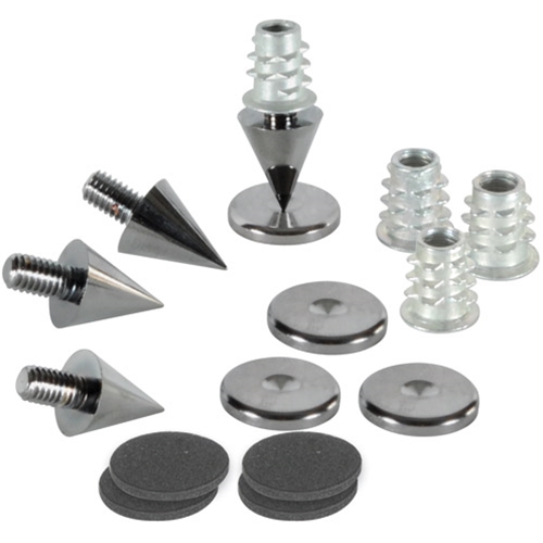 Dayton Audio - DSS2-BC Black Chrome Spike Set 4 Pcs.
