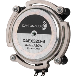 DAEX32Q-4 Dual Steel Spring Balanced Exciter 32mm 20W 4 Ohm