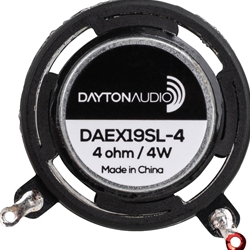 Dayton Audio - DAEX19SL-4 Slimline Coin Type 19mm Exciter 4W 4 Ohm