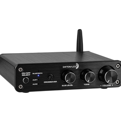 Dayton Audio - DTA-2.1BT2 100W 2.1 Class D Bluetooth Amplifier with Sub  Frequency Adjustment