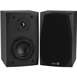 MK402BTX Powered Bluetooth 2-Way Bookshelf Speaker Pair with 3.5mm Aux In