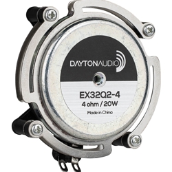 EX32Q2-4 Dual Steel Spring Balanced 2-Hole 32mm Exciter 20W 4 Ohm