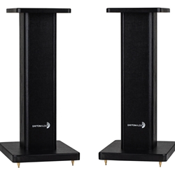 20" Universal Wood Speaker Stand Pair, Black