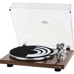 TT-1BTW Belt Drive Turntable with USB, Bluetooth, Audio-Technica AT-VM95E Cartridge - Wood