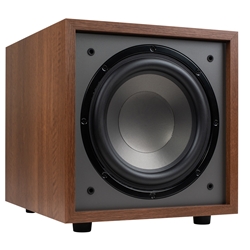 CS1000 10" 180W Powered Subwoofer Wood