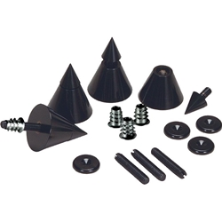 DSS4-BK Black Speaker Spike Set 4 Pcs.