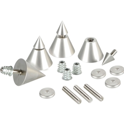 Dayton Audio - DSS4-SN Satin Nickel Speaker Spike Set 4 Pcs.