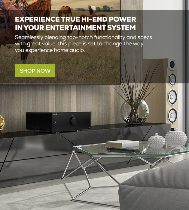 Experience true high-end power in your entertainment system with the A400 