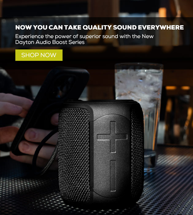 Now you can take quality sound anywhere! Experience the power of sound with - Boost Portable Bluetooth Speaker